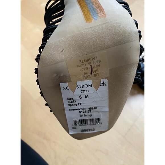 Sam Edelman "Laurette" BNWT strappy sandal black Womens NEW - Picture 10 of 10